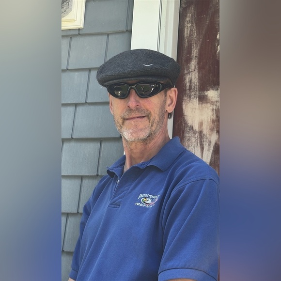 Nike | Vintage unisex Gray Wool Blend Embroidered Swoosh Pageboy Snap Golf Cap L - Picture 15 of 15